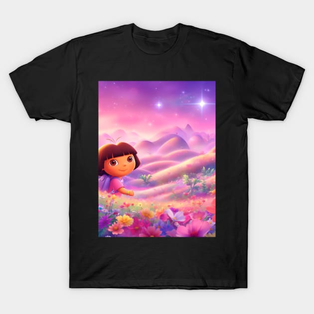 Kids Fashion: Explore the Magic of Cartoons and Enchanting Styles for Children T-Shirt by insaneLEDP